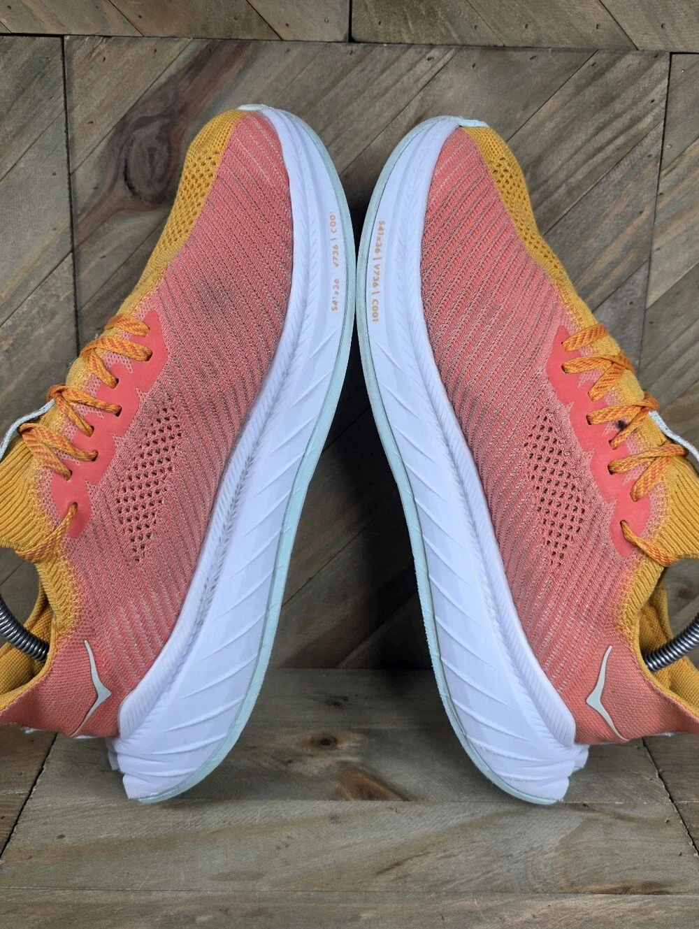 Hoka Carbon X 3 Mens Athletic Running Shoes Size 10 D Radiant Yellow 1123192